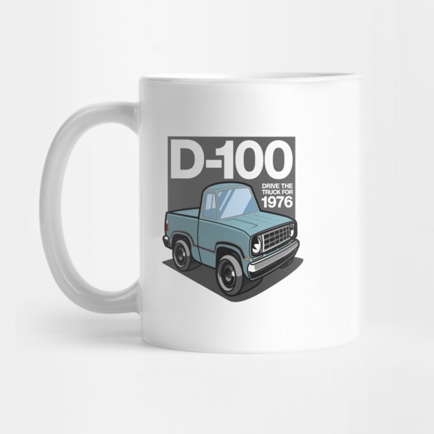 D100 - 1976 (Light Blue) by jepegdesign